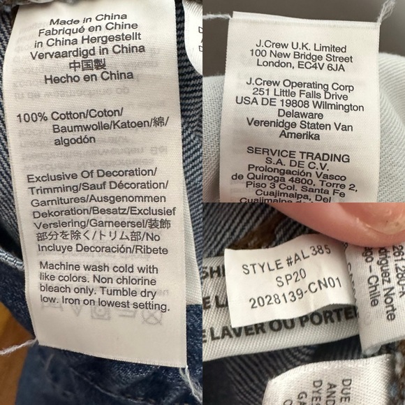 Madewell Rigid Denim Straight Mini Skirt in Haydel Wash: Tie-Waist Edition - Picture 7 of 8